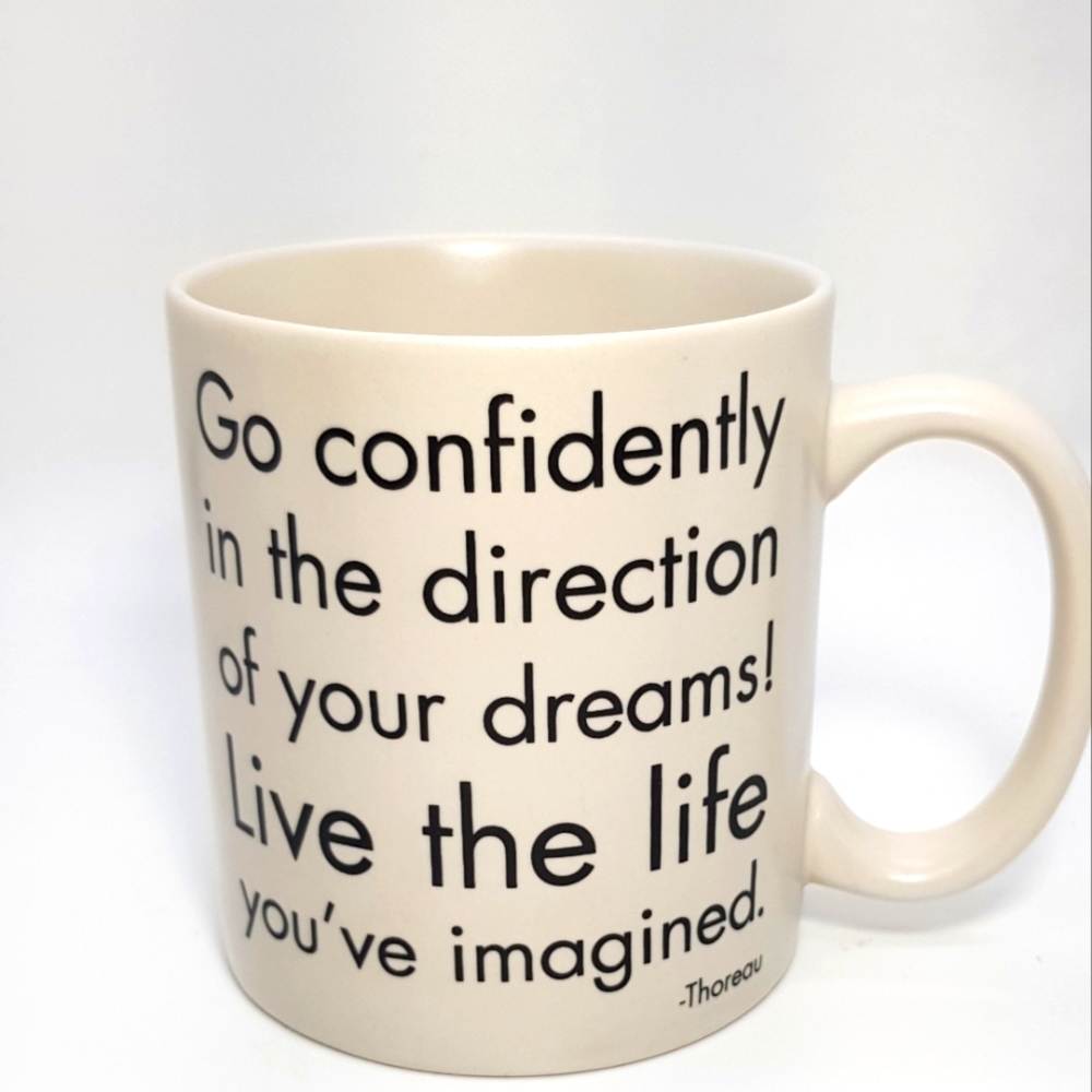 Quotable Mug Thoreau Live The Life You Imagined Coffee Cup